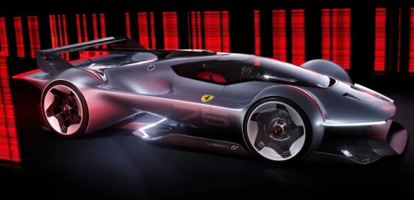 Ferrari showed a virtual supercar Vision Gran Turismo