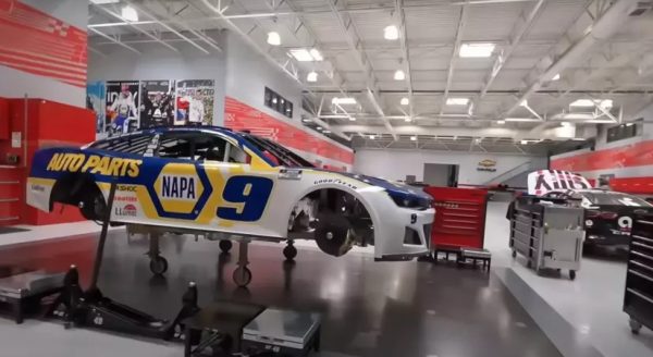 See the base of a NASCAR championship team through the eyes of a drone